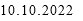 10.10.2022 